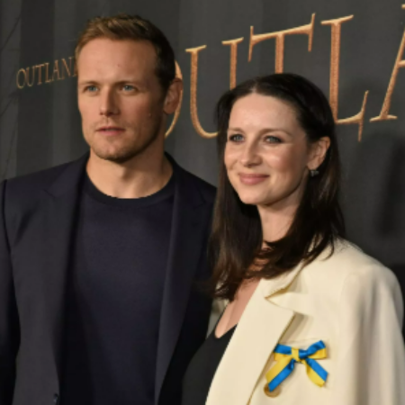 Sam Heughan and his rumored girlfriend Caitriona Balfe.